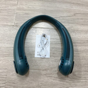 hanging neck led light fan lazy fan hanging neckless leaf fan portable tourism sports portable