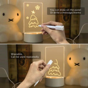 USB warm yellow light+vertical lamp film+pen